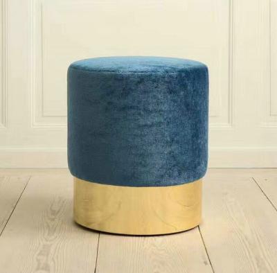 China Replica Nickel Base Soft Azucena Cilindro Drum Stool Stool For Interior Design for sale