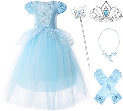 China Girls Birthday Princess Costume Puff Sleeve Formal Fancy Dress Dress for sale