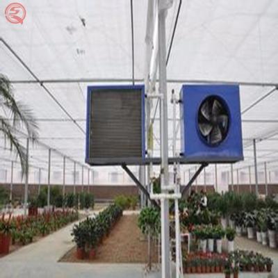 China Fruit Flowers Low Cost Multi-span Greenhouse Electricity Company Vegetable Exhaust Fan For Heating System for sale