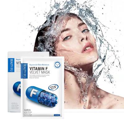 China Vitamin F Moisturizing And Hydration Repair Moisturizer Acne Marks Desalination Wrinkle Mask for sale