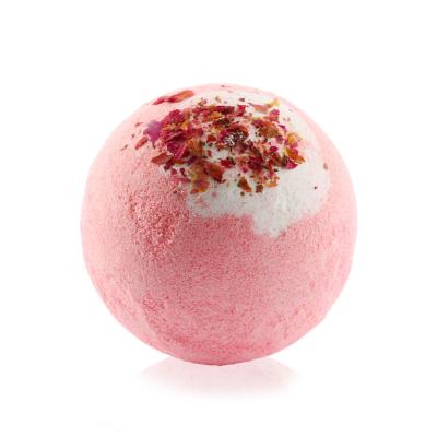 China With Rose Petal Natural Bath Bomb Natural Organic Bath Bombs for sale