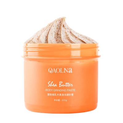 China Wholesale Private Label Exfoliator Natural Organic Bodyscrub Moisturizing Exfoliating Shea Sugar Face Body Scrub for sale