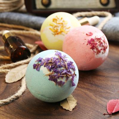 China With Natural Petal SPA Rose Bath Bombs Gift Set Wholesale for sale