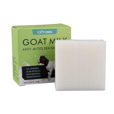 China Goat Milk Sea Salt Soap Base Cleansing Arid Anti Moisturizing Nourishing Soap for sale