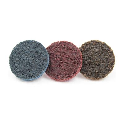 China Polishing Two Inch Quick Change Disc Non Woven Surface Treatment Polishing Disc for sale