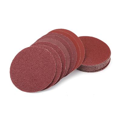 China Cheap Price 125mm Aluminum Oxide Aluminum Oxide Round Paper Sand Sanding Disc for sale