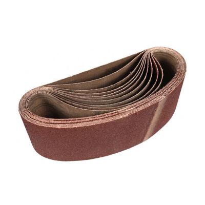 China Used for grinding stainless steel 100 x 610mm kx167 aluminum oxide sand abrasive belt for metal for sale