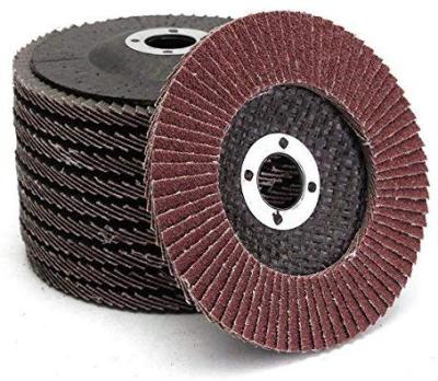 China Large Capacity Aluminum Oxide Flap Abrasive Wheel Sharping Sanding Wheels For Polishing for sale