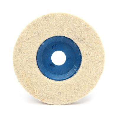 China Round Shape Polishing 100% Wool Felt Polishing Wheel For Stainless Steel for sale