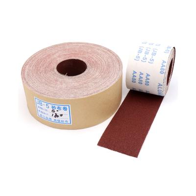 China High efficiency aluminum oxide emery cloth cheap abrasive roll jb-5 for sale