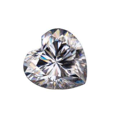 China Custmos pass test factory price moissanite color stone 925 good silver color cut developed type round CVD carat weight material original brilliant cut for sale