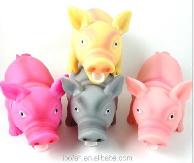 China Viable wholesale rubber pig for dog toy for sale