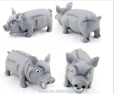 China Pig viable rubber toy, natural latex, pet latex toy for sale