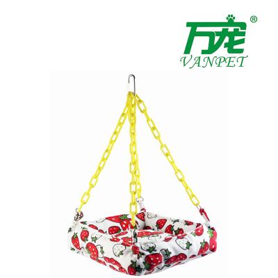 China Breathable Small Pet Hammock Squirrel Rabbit Nest Hamster Cage Cotton Nest Hanging Sleeping Bag for sale