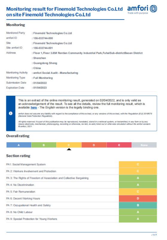 BSCI - Shenzhen Autige Technology Co., Ltd.