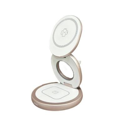 China 15W 10W 7W 5W Foldable Wireless Charging Station For Mobile Phone Earphone Watch for sale