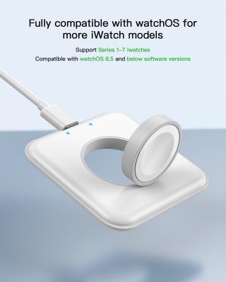 China ABS Silicone Smart Watch Wireless Charger Station 5V for sale