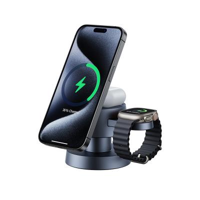 China Fast 4 In 1 Foldable Variable Night Light Lamp Wireless Charger Station CUSTOM LOGO Qi Magnetic Wireless Charging Te koop