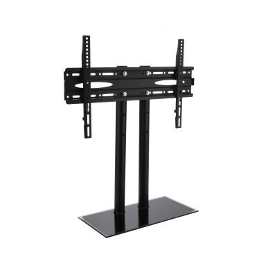 China Custom Steel Living Room Furniture Height Adjustable Floor TV Stand Mount for sale