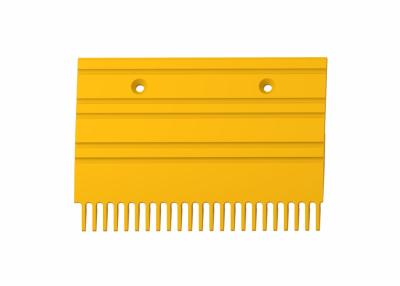 중국 Pitch 8.466mm Comb Escalator Spare Part Aluminum Yellow Powder Coated 판매용