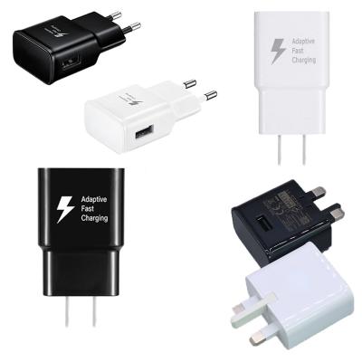 China Mobile Phone UK/US/EU Plug Fast Charger Travel Adapter USB C Phone Charger Power Adapter For Samsung Galaxy S10 S8 S9 Plus Note 7 8 9 for sale