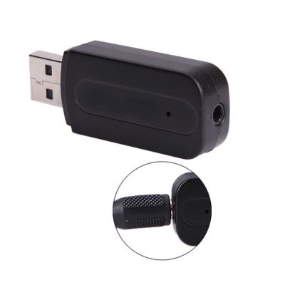 China Handfree 3.5mm Wireless Car Speakerphone Receiver Music Receiver Audio Adapter For Android/IOS Mobile Phone for sale