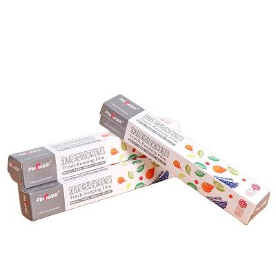 China High Quality Thickened Disposable Clear Plastic Moisture Proof Cling Film For Kitchen for sale