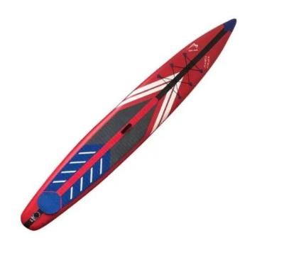 China Unisex Customized 14 Feet Packing SUP Inflatable Surfboard Drop Point Stand Up Paddle Board for sale