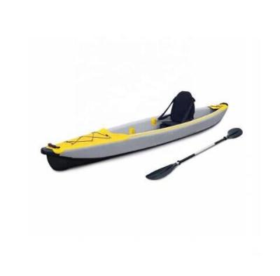 China PVC Customized Color OEM Or ODM Dropstitch Inflatable Single Kayak 3.90m for sale