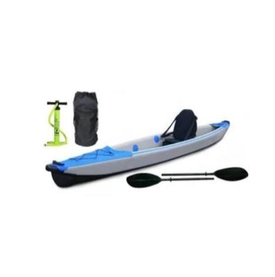 China PVC Customized Color China OEM Or ODM Dropstitch Inflatable Single Kayak 3.90m for sale