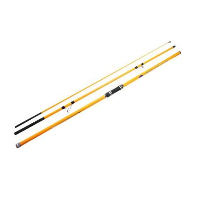 China New 2020 New Light Carbon Rod Weight Full Carbon 3Pcs Surfcasting Fishing Rod Listing High Strength Action 4.20m 4.50m 100 To 250 Grams for sale