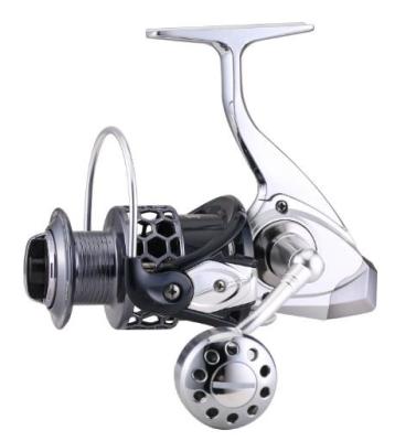 China Aluminum Alloy Foot Fishing Spinning Reel with New Design CNC Machine Handle and Metal SWR Knob for sale