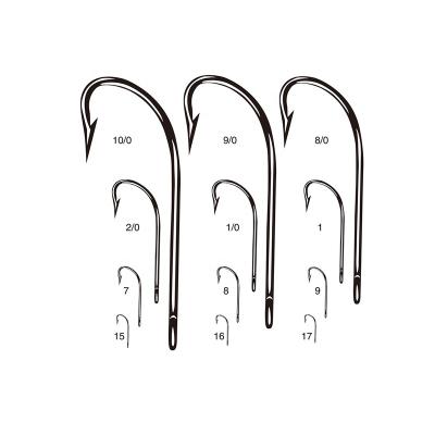 China 9980 Super Strong High Carbon Steel Limerick Hook Fishhooks 12~5/0 for sale