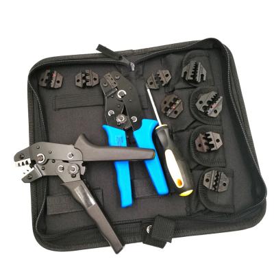 China 0.14-1.5mm2/26-16AWG Manual Hand Crimping Tools Set SN-48BKS Cable Crimper Pliers Die Kit for sale