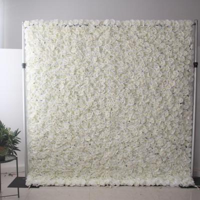 China Stand Wedding Decorations Artificial Flower Wall Wedding Decoration Metal Flower Plant Fashionable For Wedding for sale