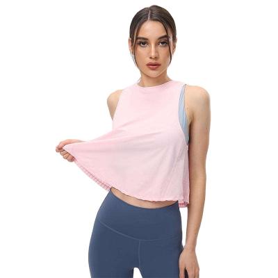 China Shirts & Custom Tops Summer Fashion Sports Invest Gxin Women Workout 2 Piece Equipment Stretch High Neck Yoga Cheap Floaty Tops Large for sale