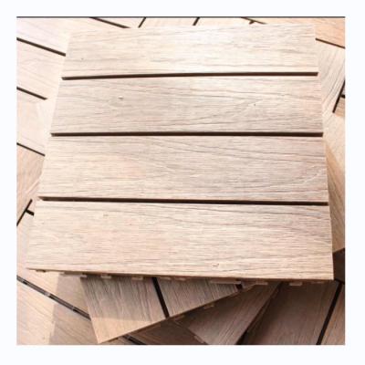 China EUROPEAN Wholesales Wood Plastic Composite Decking Tiles WPC Interlocking Decking for sale