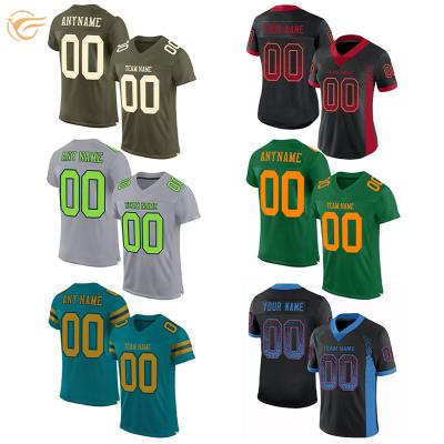 China Wholesale High Quality Antibacterial American Football Apparel Sports Breathable Mens American Football Tank Tops Embroidered Name Numbers for sale