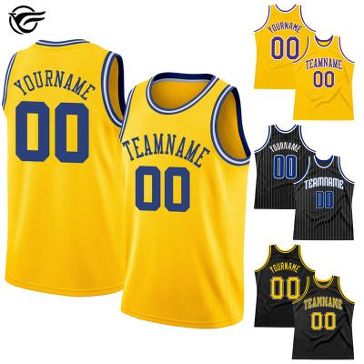 China Factory Antibacterial Custom Stitched Cheap Tank Tops Summer Sports Basketball Fashion Personalized Basketball Tank Tops for sale