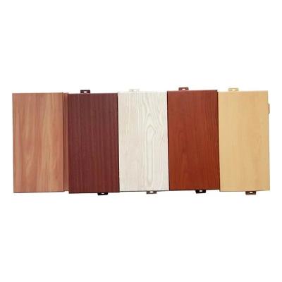 China Exterior Aluminum Wall Cladding Panel Aluminum Veneer Bamboo Wood Fiber Wall Panels for sale