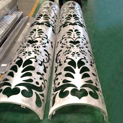 China Prefabricated Ready Installed Aluminum Sheet Building Column Envelope And Decoration A3003 for sale