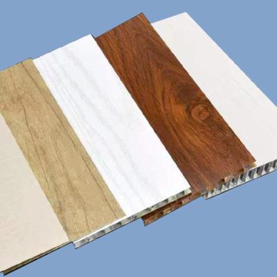 China Artificia Wooden or Marble Color Aluminum Honeycomb Panels with Customizable Designs and Sizes for sale