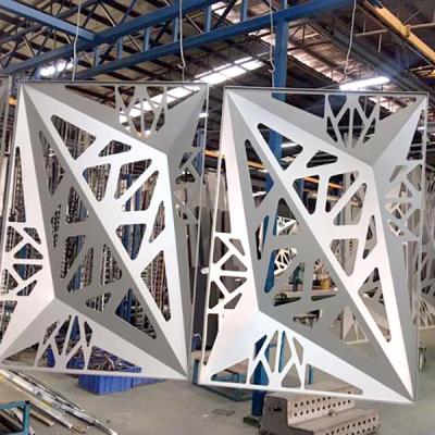 China Paneles de revestimiento de aluminio 3D para una estética duradera del edificio en venta