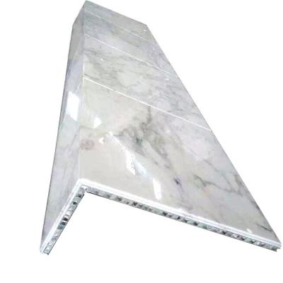 China Imitated Marble or Natural Marble Laminated Aluminum Honeycomb Panel 10-200mm Thick for sale