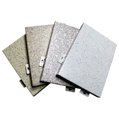 China Low Maintenance Aluminium Metal Curtain Wall Cladding Panel With Artificial Stone Colors for sale