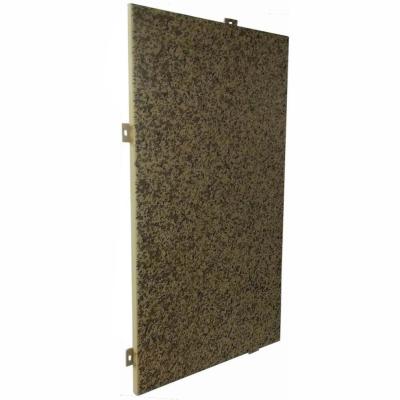 China Exterior And Interior Aluminum Wall  Cladding Panel With Stone Color For Building Decoration Te koop