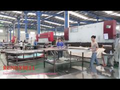 Aluminum Cladding Panel and ceiling panel fabrication and powder or PVDF spray coating Process