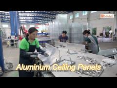 perforated aluminum ceiling panels 300x300mm tiles for ceiling decoration