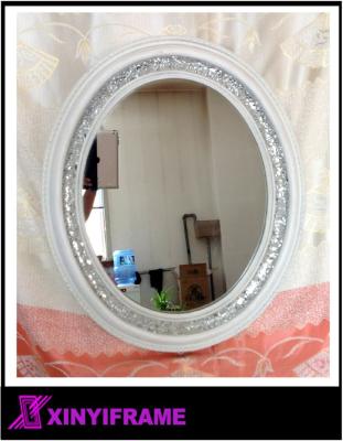 China Decoration/Office/Hotel/Home Exhibition Gallery/Silver View 40 x40cm Mirror Round Handmade Broken Glass Mosaic Wall Hanging Crack/Gift New for sale