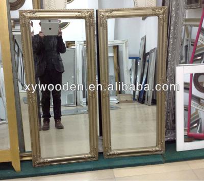 China Champagne Rectangular Decorative Mirror for sale